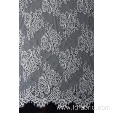 100% Nylon Panel Lace Fabric Design-B